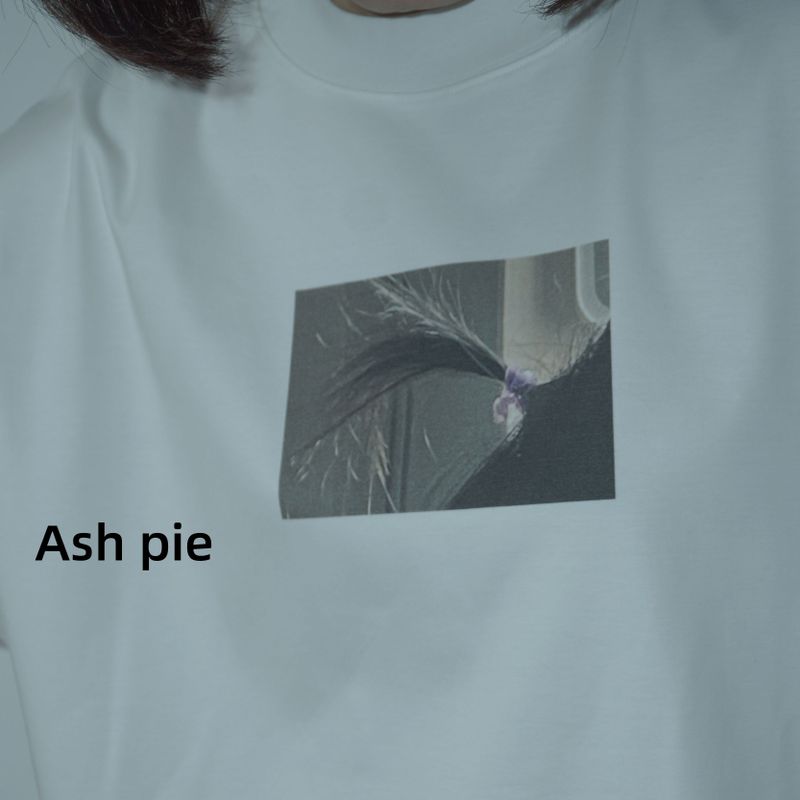 Printed loose T-shirt