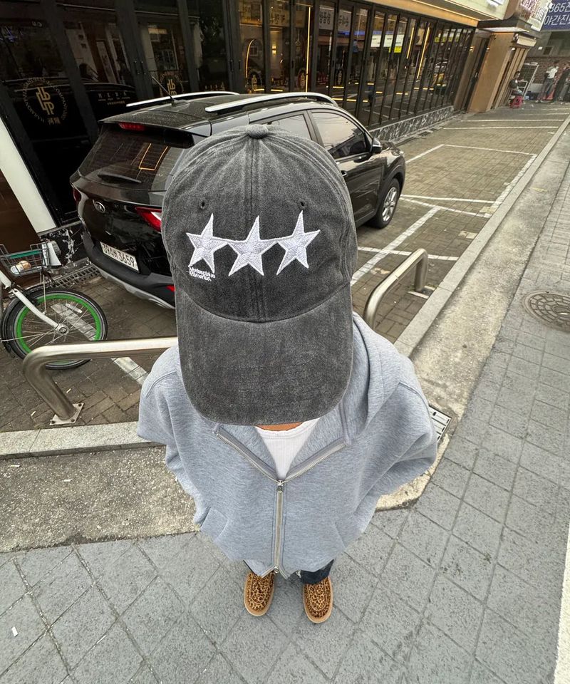 SSSTAR STONE WASHED BALL CAP_ 4 COLORS