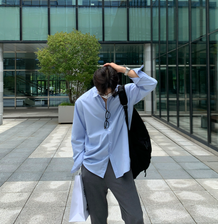 Wonderant Basic Semi-Over Shirt