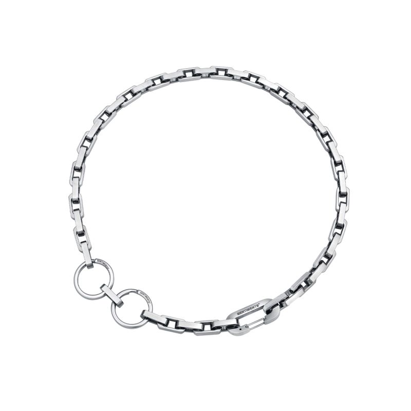 NO.320 [SILVER] TWO RING NECKLACE
