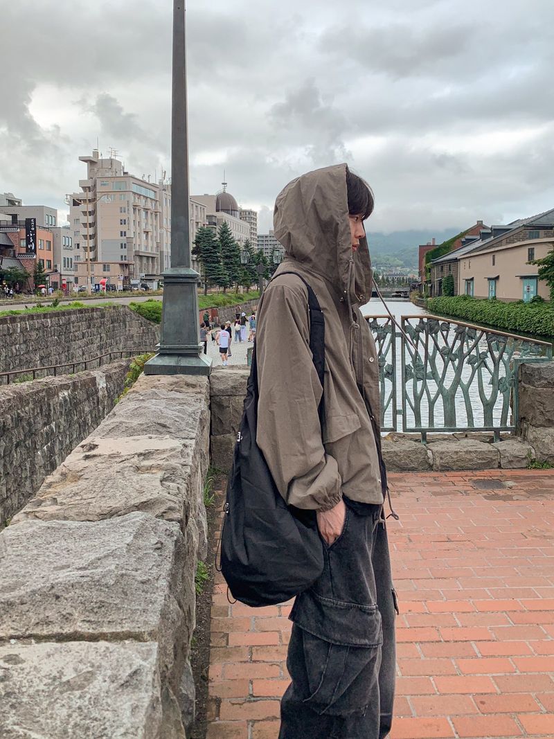 Kaz Balloon hood Utility Jacket