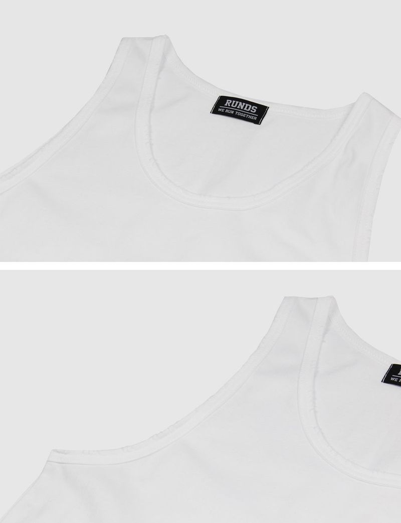 damage long layered sleeveless (3color)