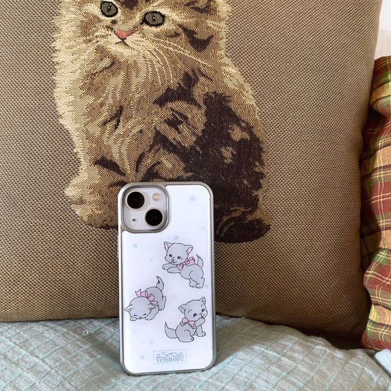 [MADE][Epoxy Silver Bumper Case] A Cat Star