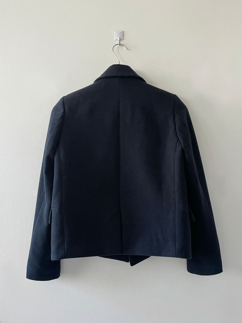 Muse wool collar short coat
