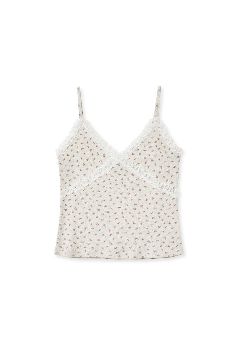 fl lace top (beige)