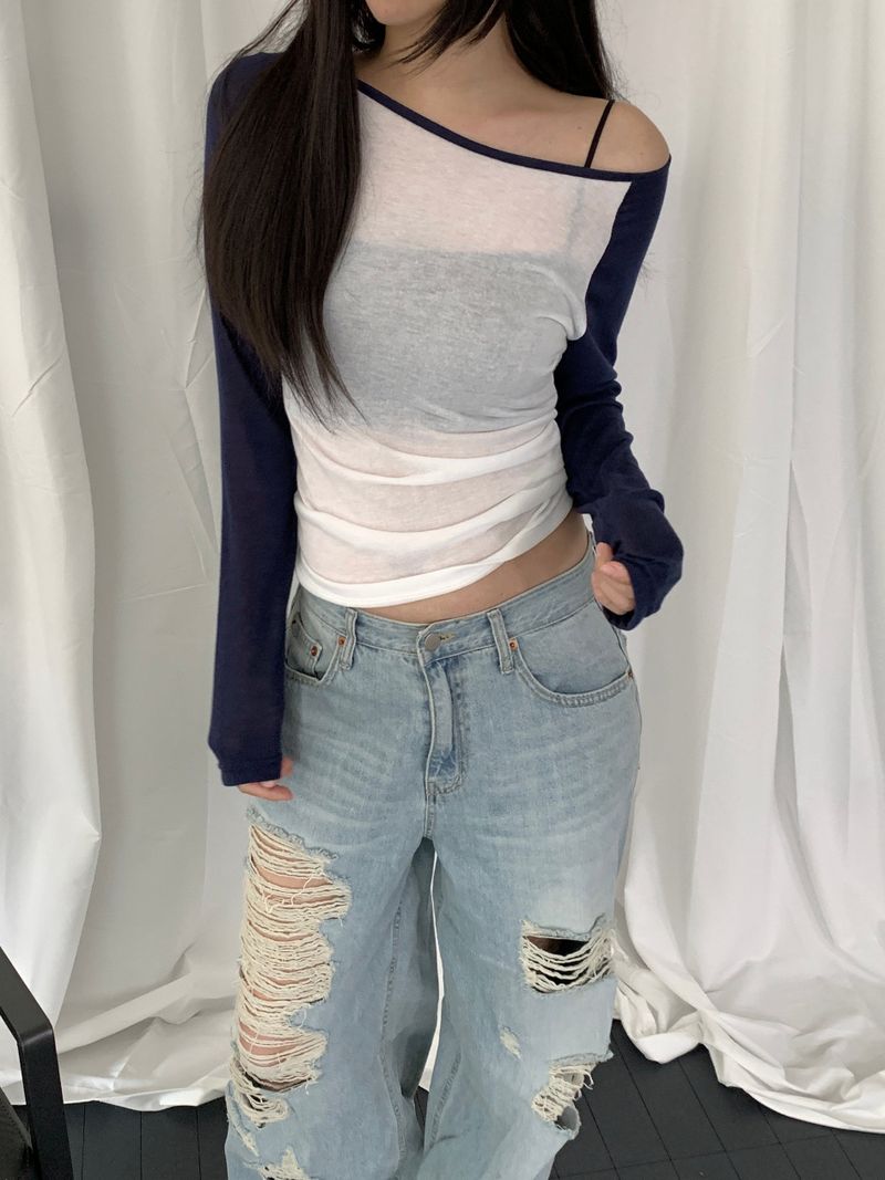 ROIA（ロイア）の「Bring Raglan Long-Sleeve T-Shirt（Tops）」