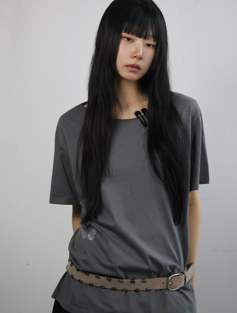 Angel Hotfix T-Shirt -Gray