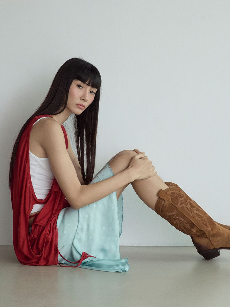 Layered Sleeveless Top_True Red