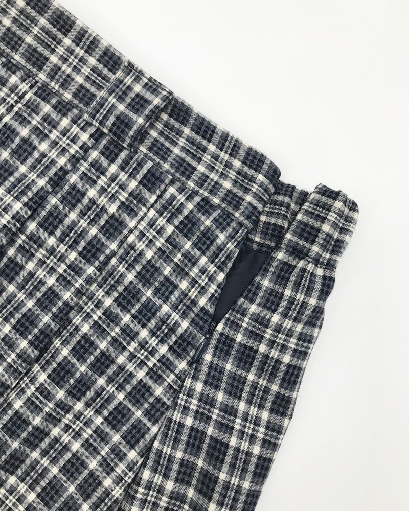 YWD PLAID PLEATS SKIRT (3color)