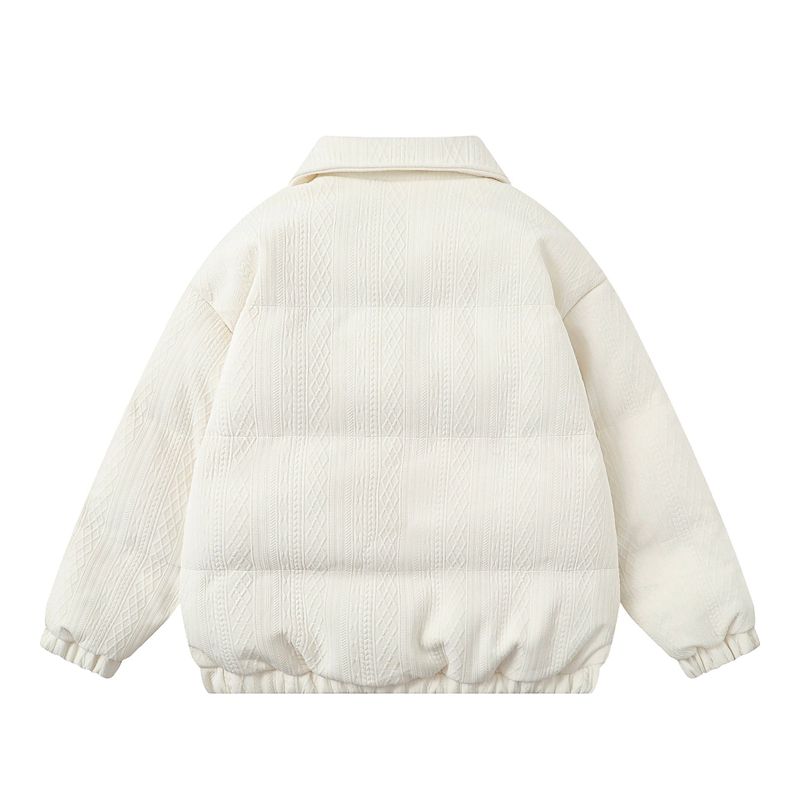 Sweet Ribbon Corduroy Padded Jumper