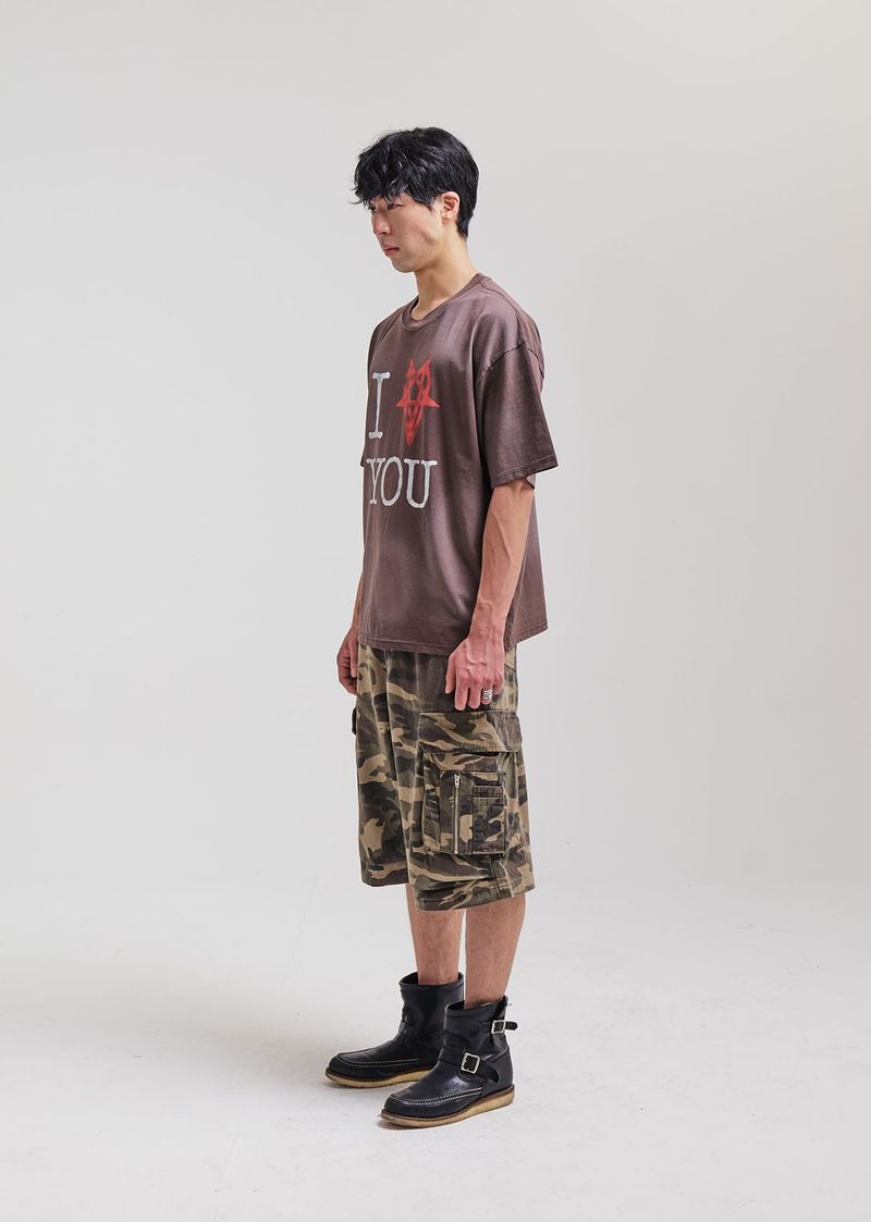 I YOU T-SHIRT (BROWN)