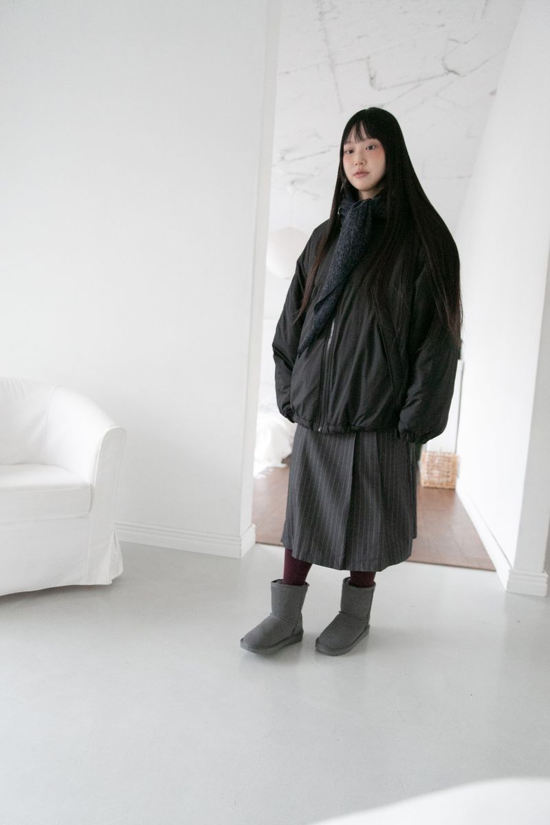 oversize padding jumper(2colors)