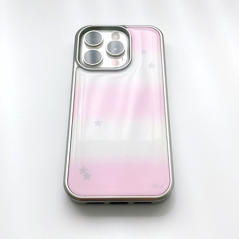 [MADE] STARRY SCOOP PHONE CASE (epoxy silver bumper)