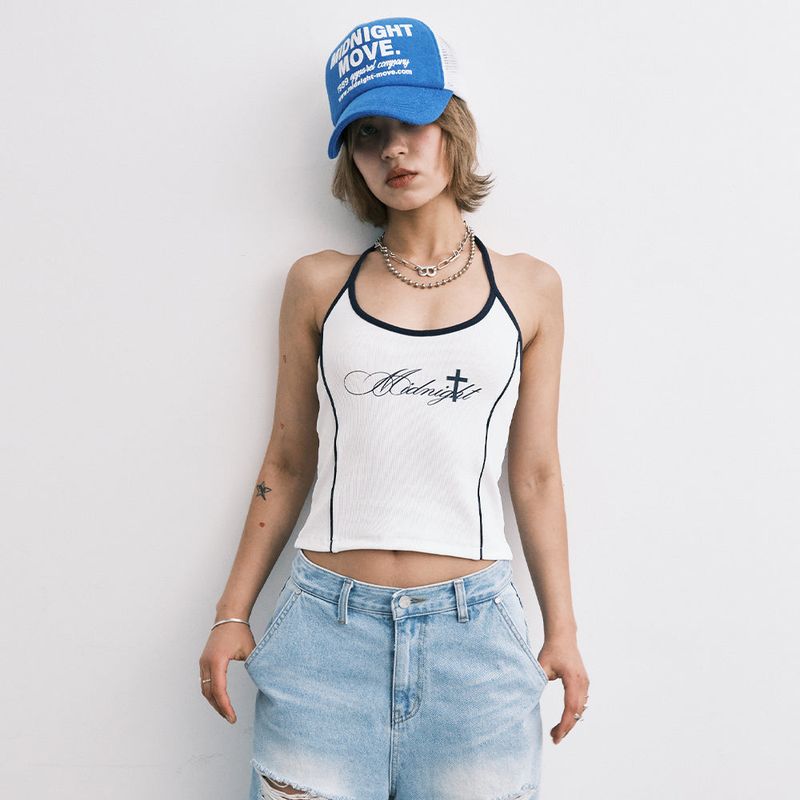 MIDNIGHT MOVE（ミッドナイトムーブ）の「line top (white)（Tops）」