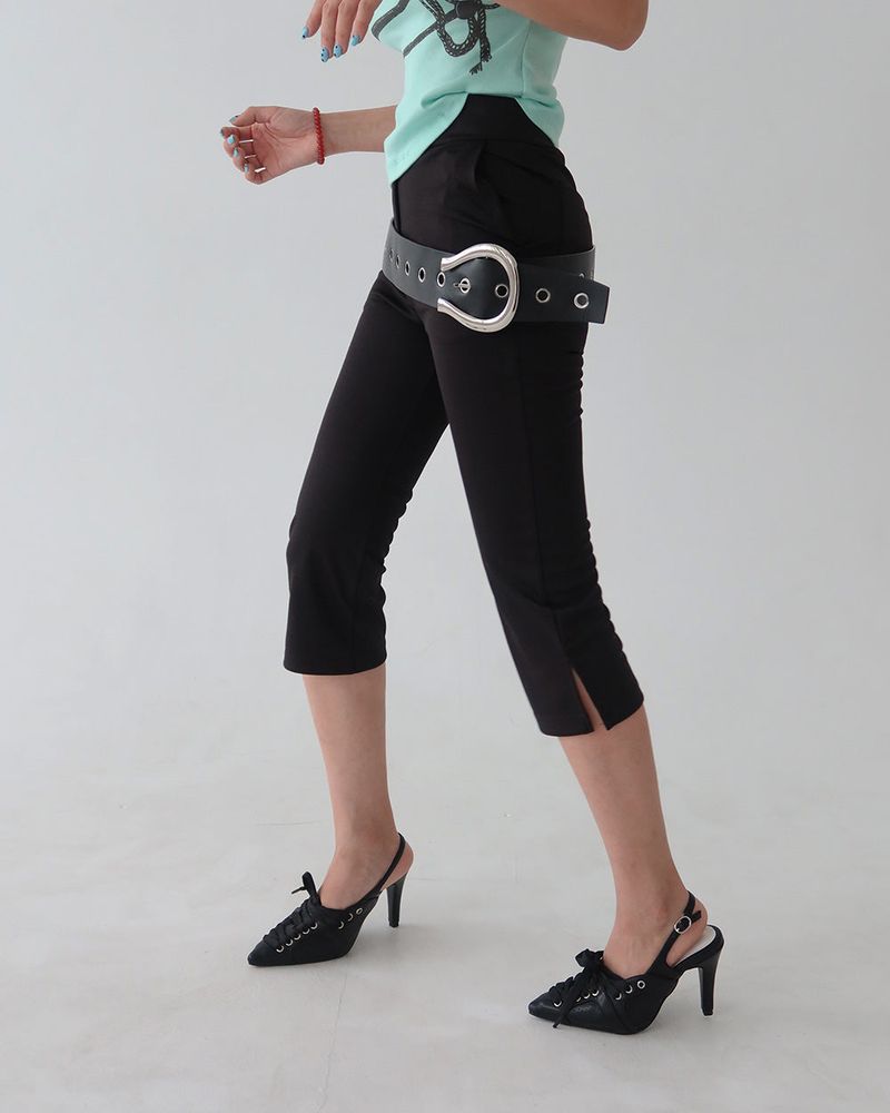 Capri leggings Slit Capri pants