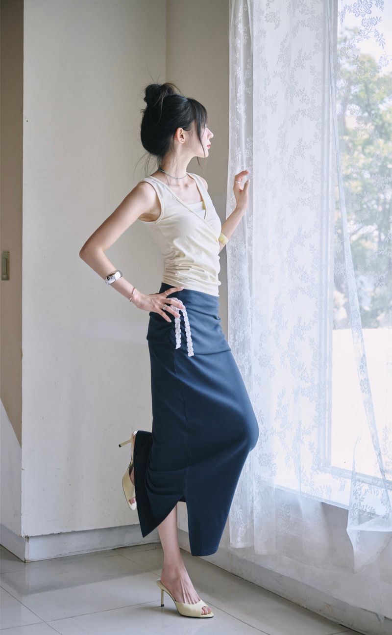 [MADE] Zanne Sailing Wrap Sleeveless Top