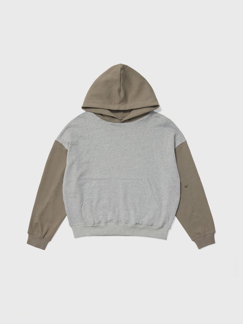 Colorblock Hoodie Grey