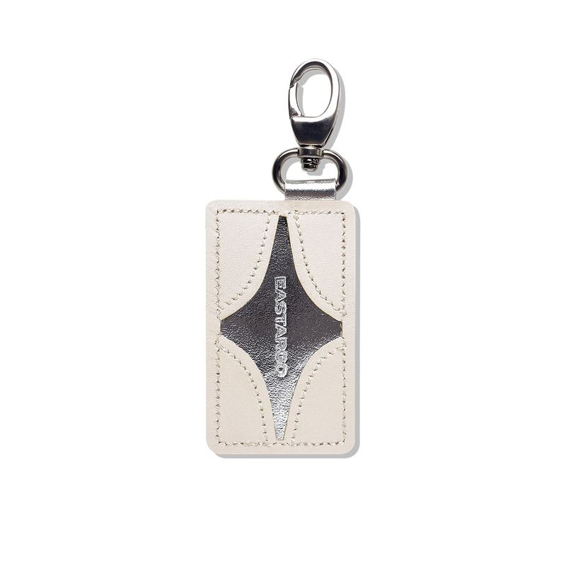 STING KEY RING (IVORY WHITE & SILVER)