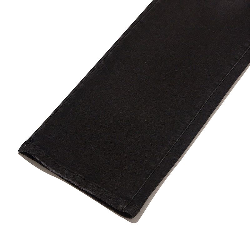 CHERRY SLIM-FIT DENIM PANTS [CHARCOAL]