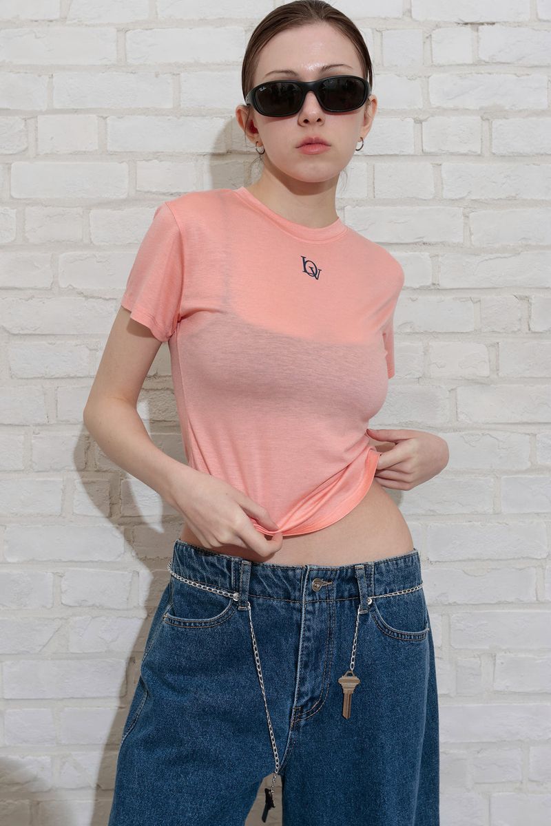 TENCEL PETIT TEE_PINK