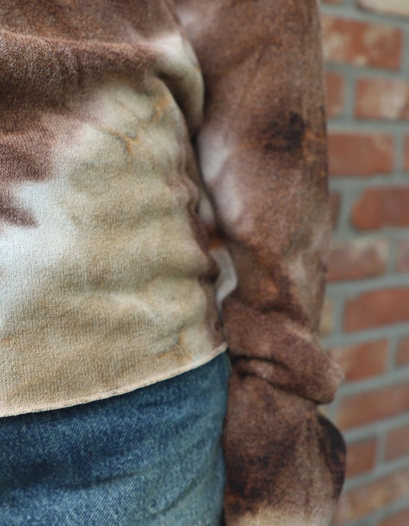 Tie dye Knit (BROWN) WOMENS