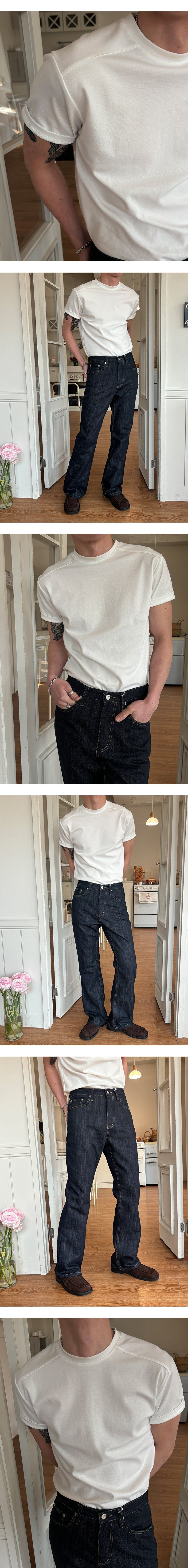  [S/S] Non pade denim flare pants(2color)