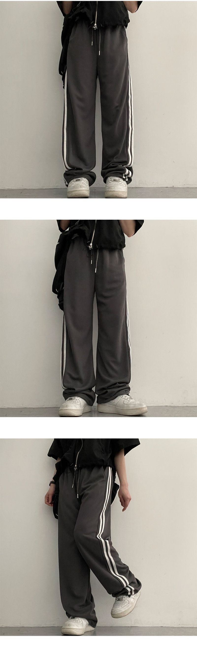 Nice String Coloring Two-Line Training Pants