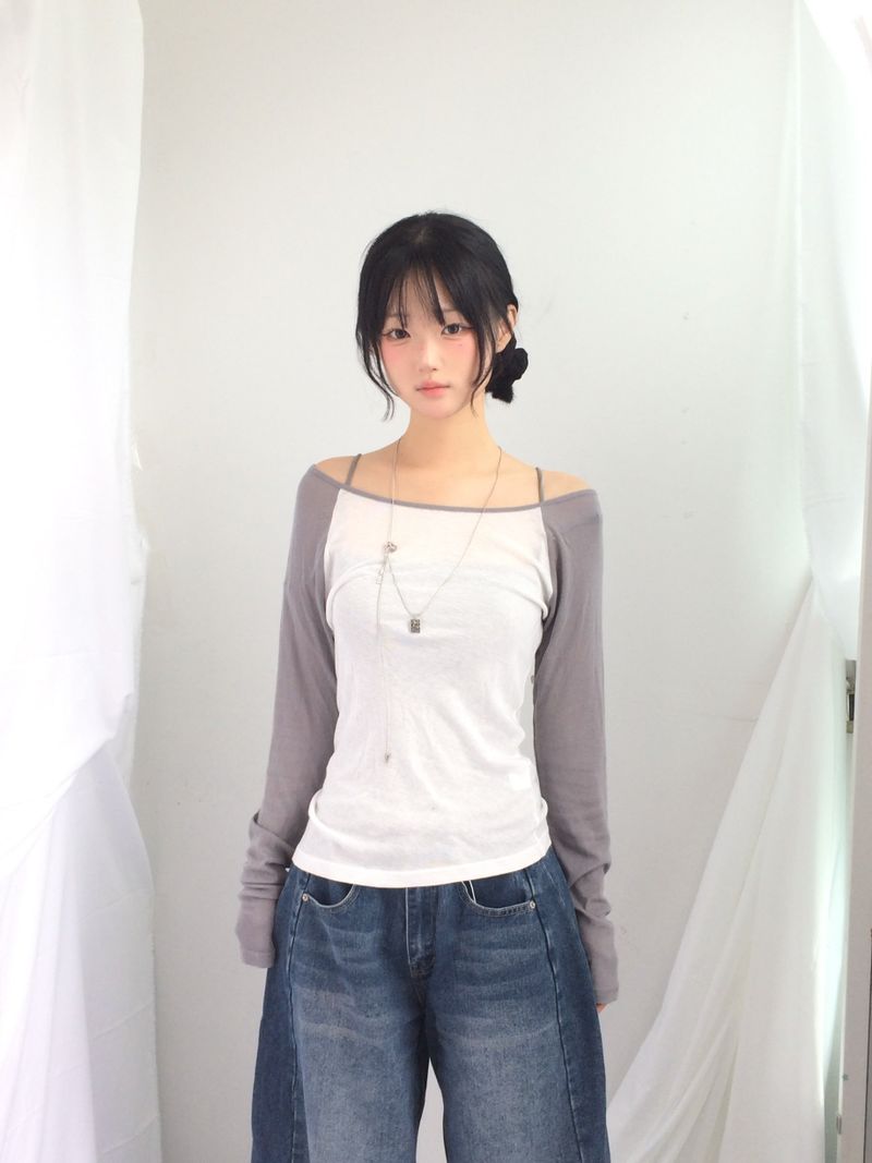 Curved incision balloon pants