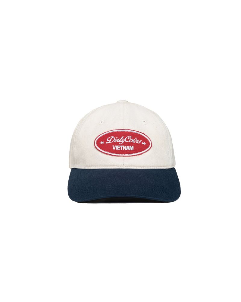 Cap DirtyCoins Patch Logo Two Tone Cream Navy