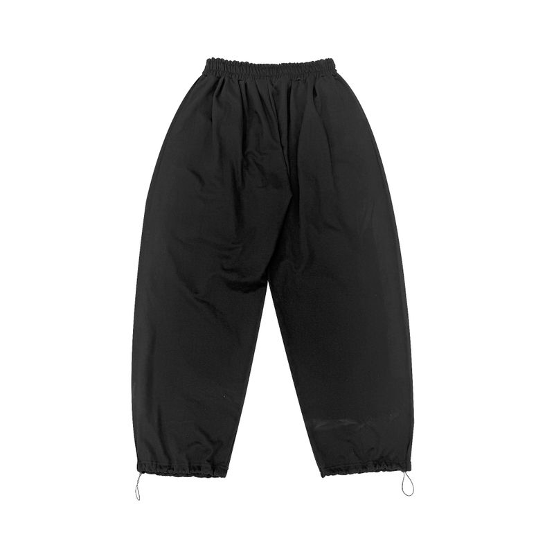PINTUCK WIDE PANTS_BLACK