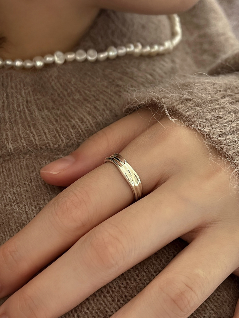 Gentle ring (silver) *1PCS