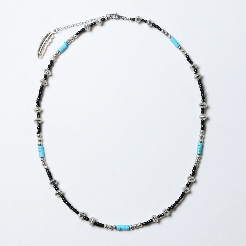 turquoise & hogan beads necklace