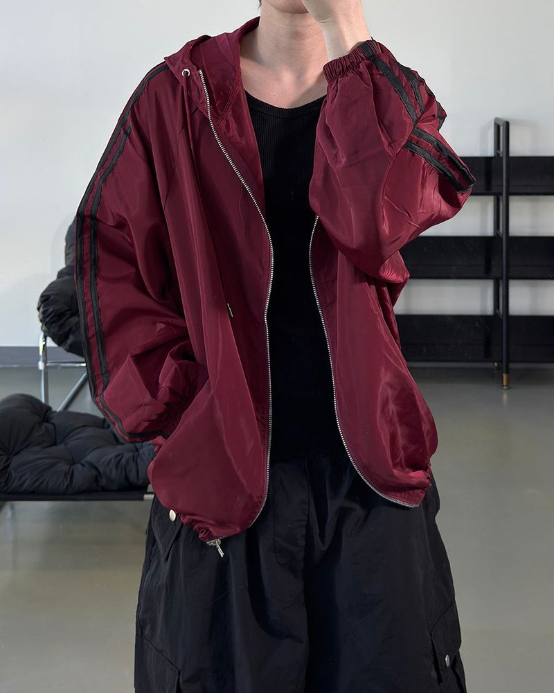 Dian Lightweight Hood Track Windbreaker
