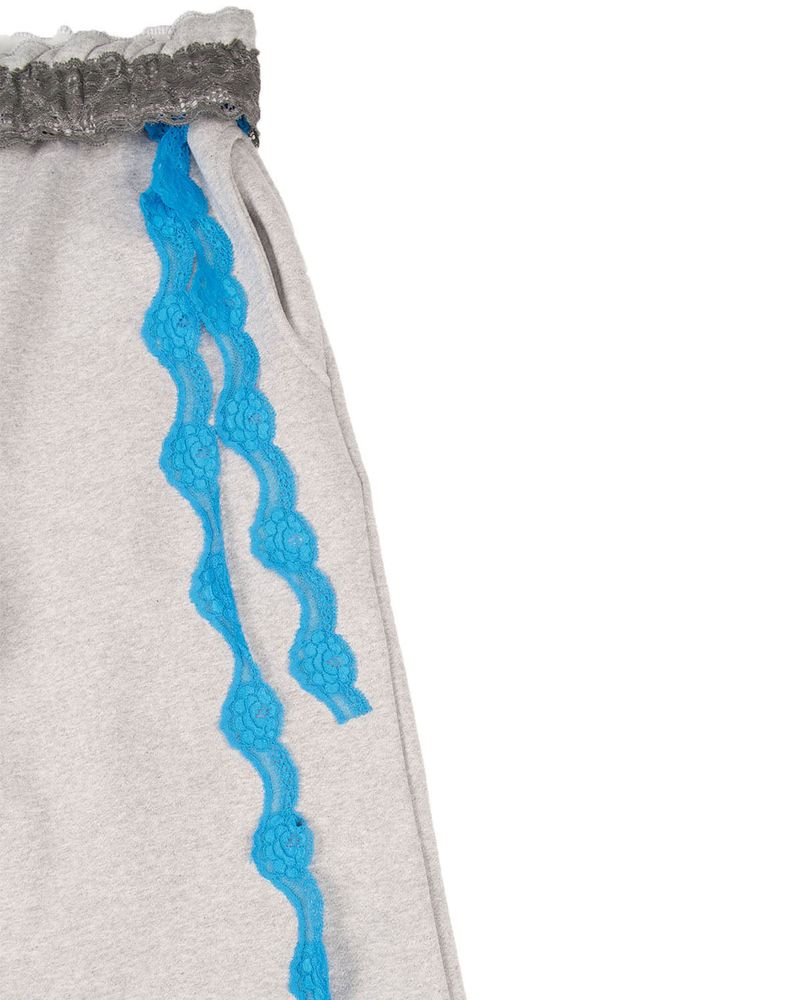 LACE SWEATPANTS GREY