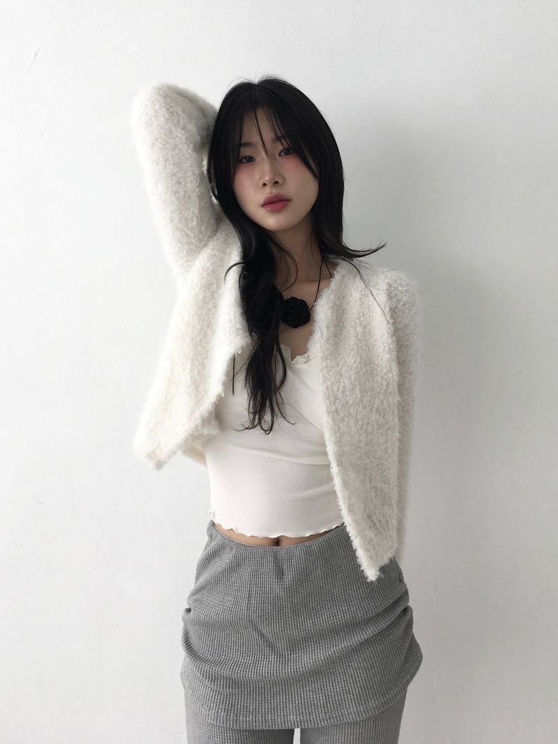 Bosong Fur Cardigan