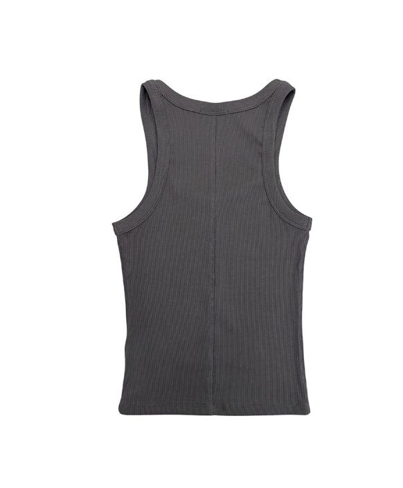 Rimb Minimal Ribbed Sleeveless Top