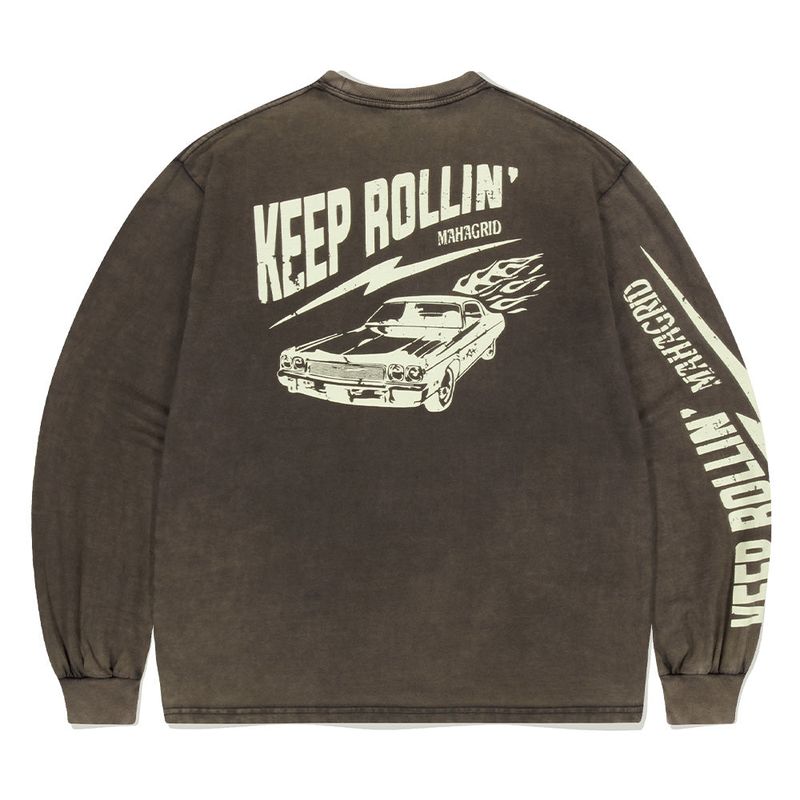 mahagrid（マハグリッド）の「WASHED OLD CAR LS TEE（Tops）」