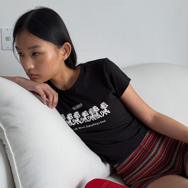 Sober Parade T-shirt BLACK