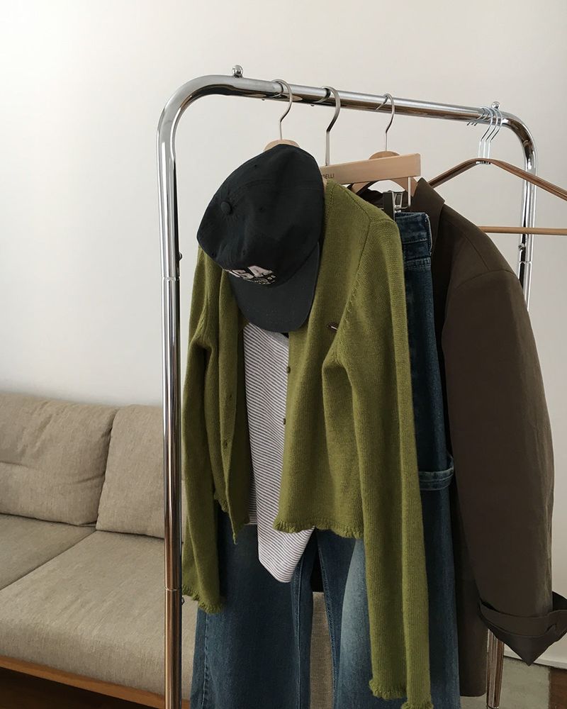 Candy Frill Knit Cardigan