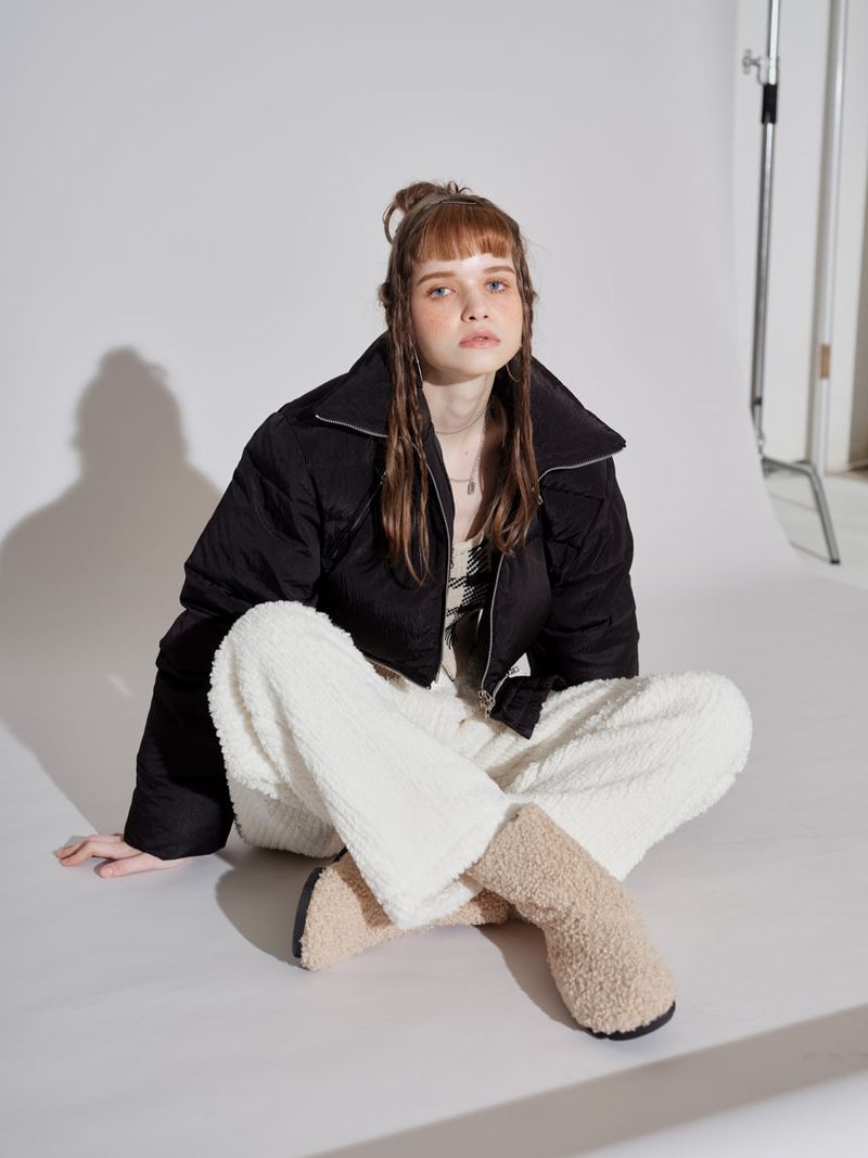DUCK DOWN CROPPED JACKET