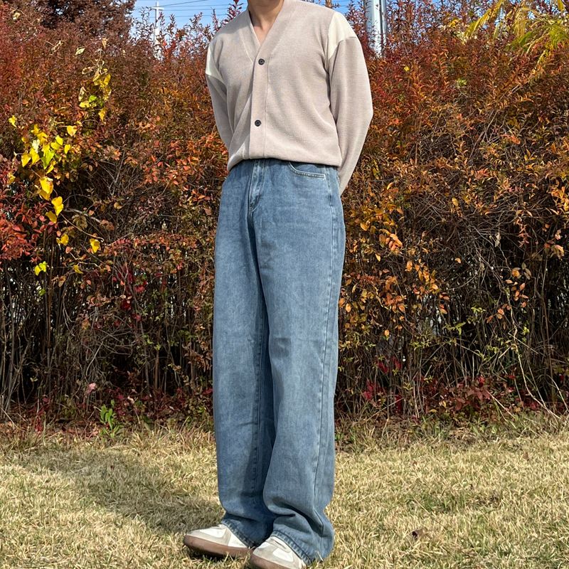 Semi-Wide Side Banding Denim