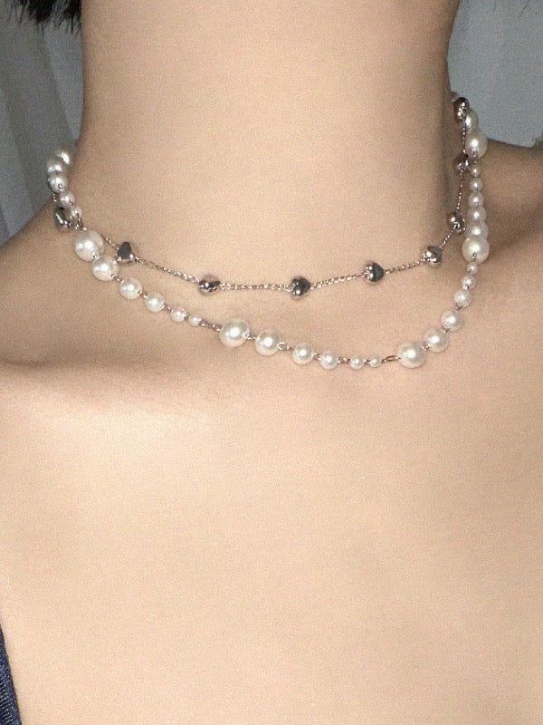VIVIC（ビビク）の「HEART WITH PEARL NECKLACE SET（Accessories）」
