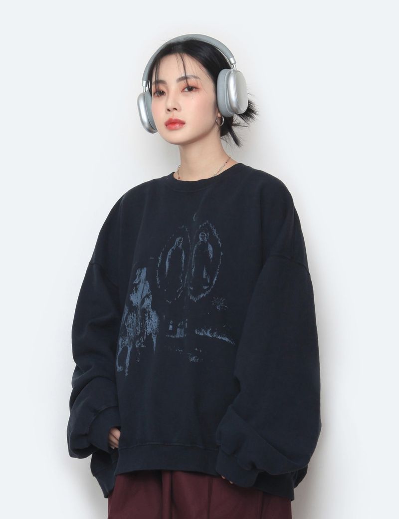 nutellike(ヌテールライク)の「Shadow sweatshirt(Tops)」