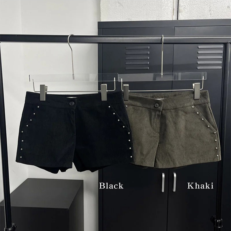 [F/W] Side stud short pants(2color)