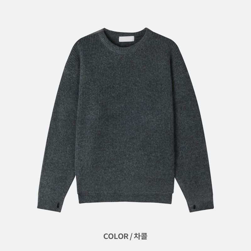 63cm Cropped Warm Knit (5 Colors)