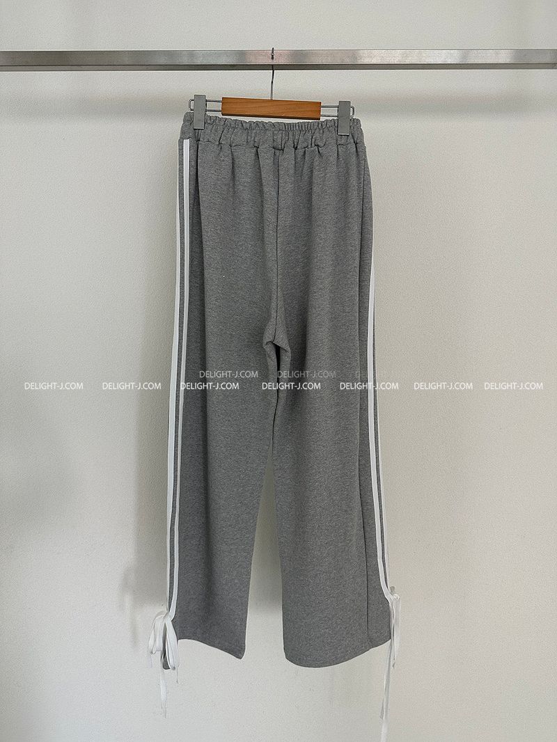 Ribbon Track Wide Pants