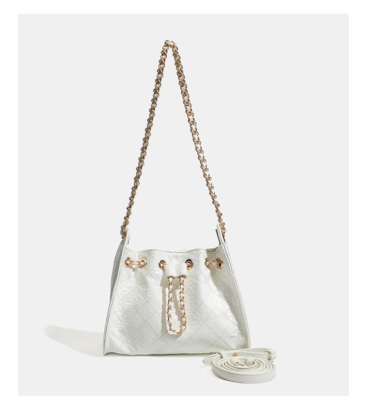 Premium Crocodile Pattern Chain Square Bag - Luxurious Crocodile Pattern Bag