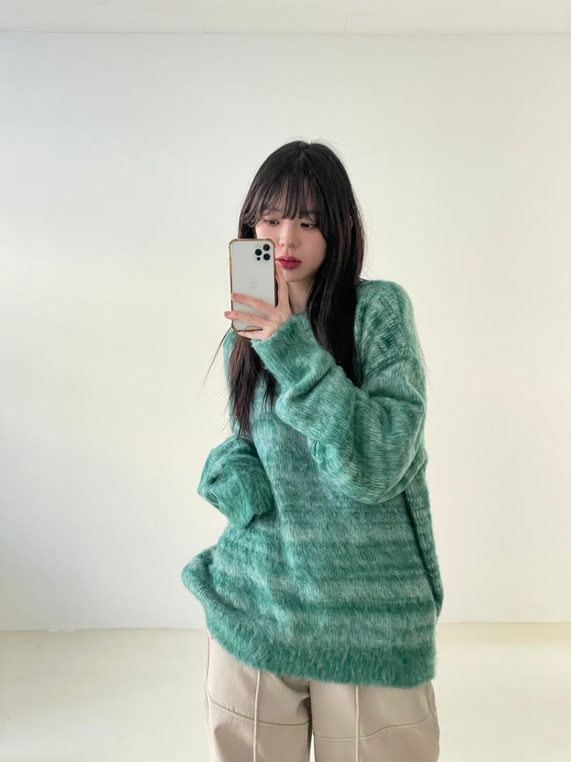 Remarkable unique stripe knit