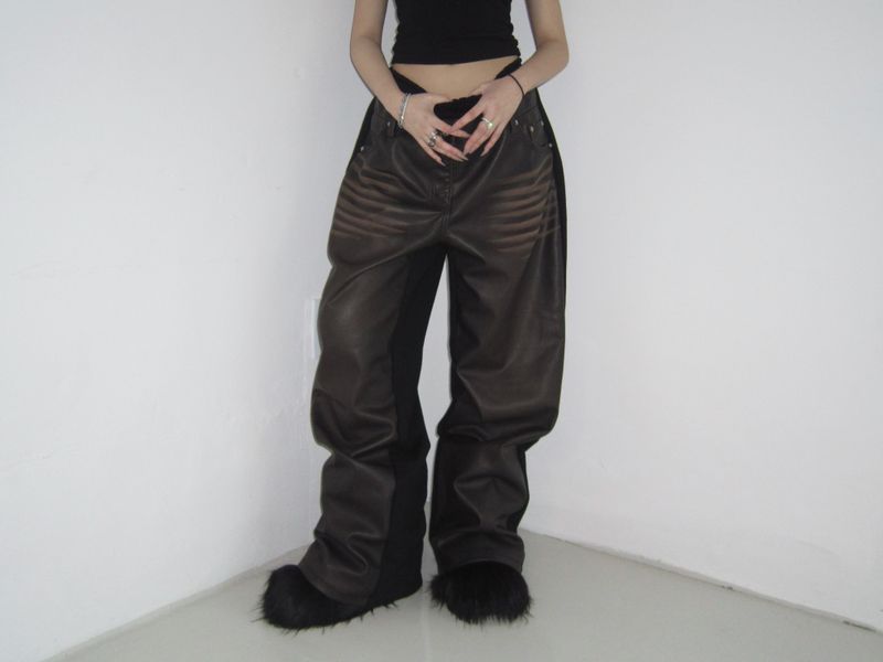 Vegan leather sweat-PT