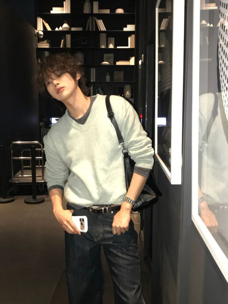 [1+1] LMN Essential Comfort Cotton Long Sleeve T-Shirt (9 colors)